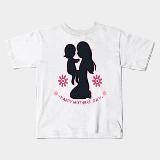 Cherished Embrace: Celebrating the Love of Mother and Child Kids T-Shirt